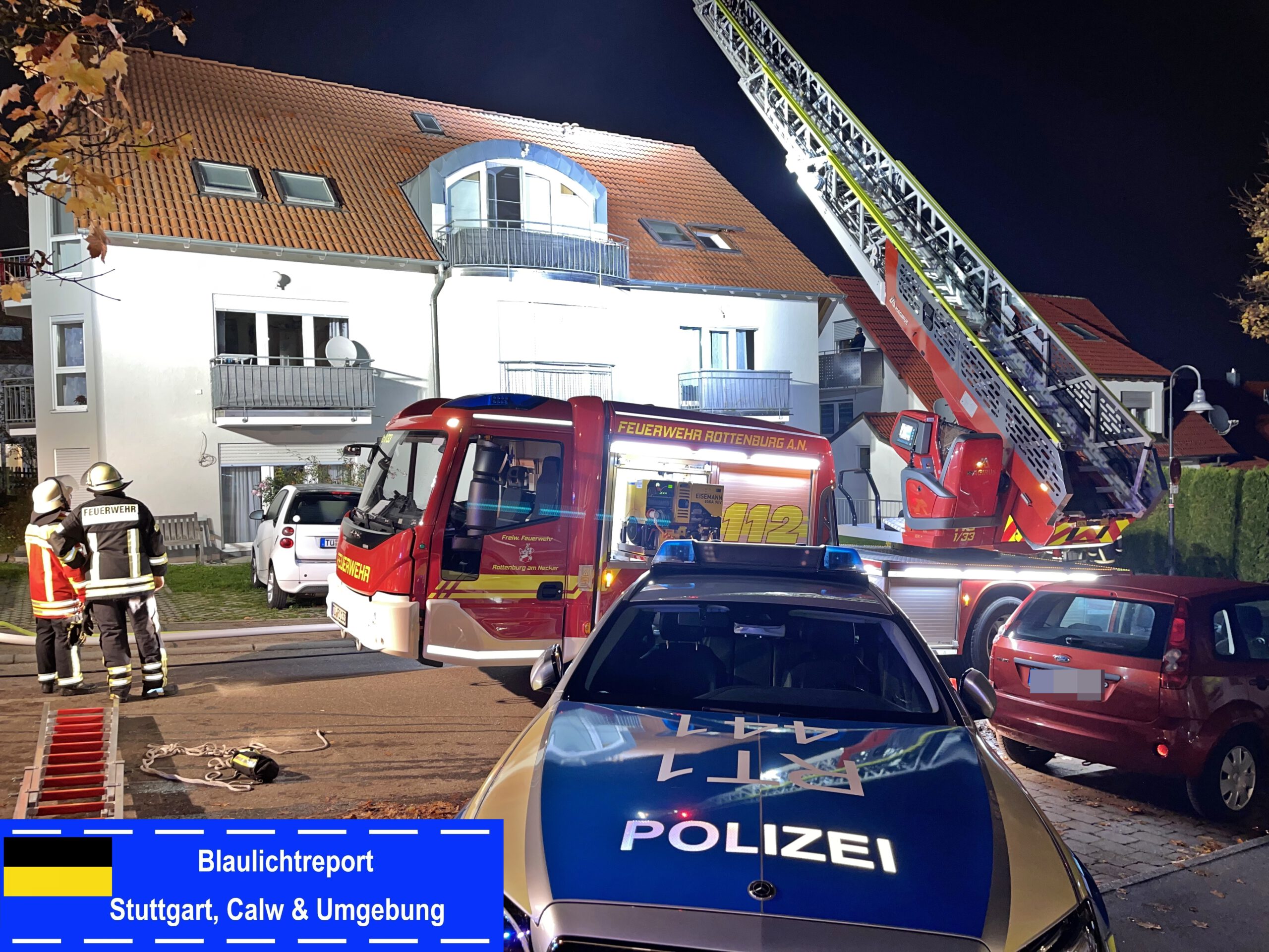 11.11.2022 – Rottenburg: Nach Wohnungsbrand festgenommen